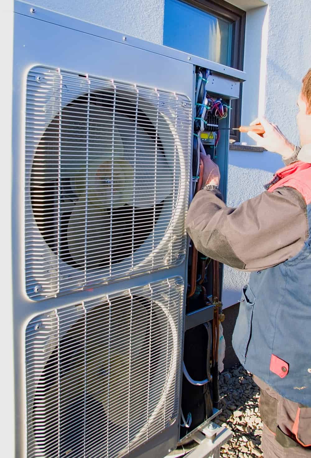 air source heat pumps
